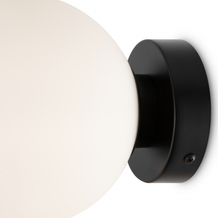 Aplica Basic Form MOD321WL-01B, 1xE14, neagra+alba, IP20, Maytoni [1]