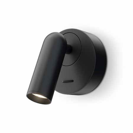 Aplice LED - Aplica LED Mirax C038WL-L3B3K, 3W, 200lm, lumina calda, IP20, neagra, Maytoni