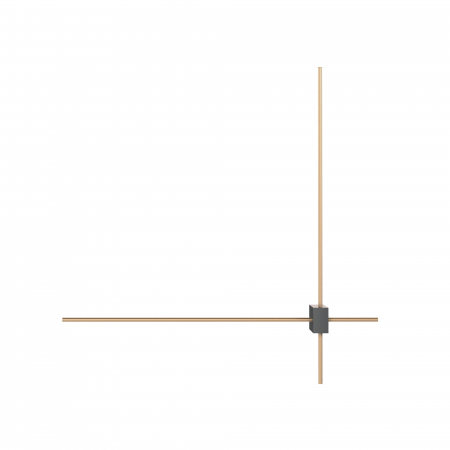 Promotii - Aplica LED Pars C070WL-L12GB3K, 12W, 1050lm, lumina calda, IP20, neagra+aurie, Maytoni