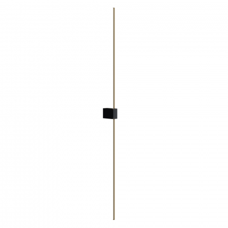 Aplica LED Pars C071WL-L12GB3K, 12W, 1050lm, lumina calda, IP20, neagra+aurie, Maytoni [1]