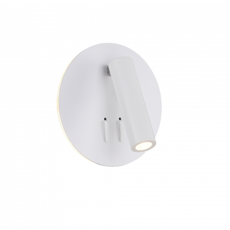 Aplica LED Ios C176-WL-01-6W-W, 9W, 600lm, lumina calda, IP20, alba, Maytoni [0]