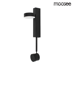 Aplică Clarid Black 8x15x113 cm, Aluminiu și Oțel - Moosee [1]