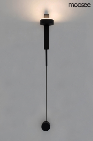 Aplică Clarid Black 8x15x113 cm, Aluminiu și Oțel - Moosee [9]