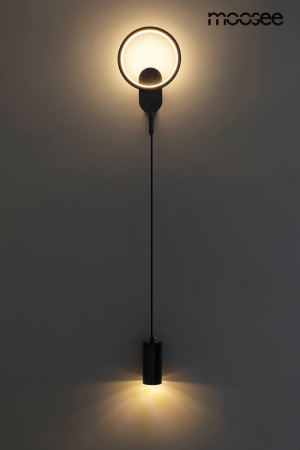 Aplică Como 16x8x170 cm, Metal Negru - Moosee [1]