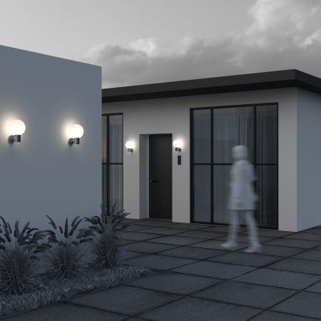 Aplică de exterior Bold, Aluminiu Gri, 60W, MAYTONI O598WL-01GR [1]