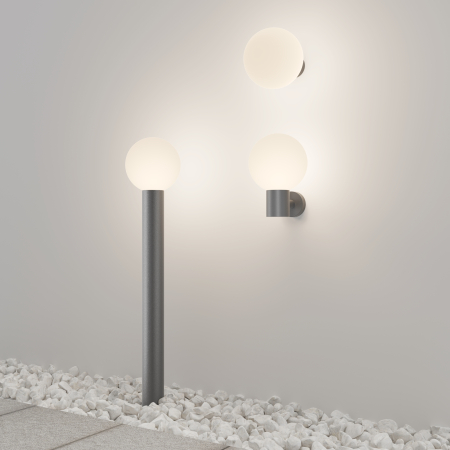 Aplică de exterior Bold, Aluminiu Gri, 60W, MAYTONI O598WL-01GR1 [2]