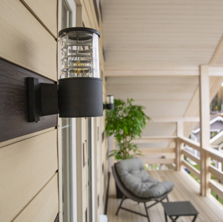 Aplică de exterior Bronx, Aluminiu Negru, 60W, MAYTONI O576WL-01B [4]