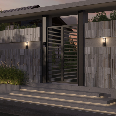 Aplică de exterior Conf, Aluminiu și plastic Grafit, 15W, MAYTONI O450WL-01GF [4]