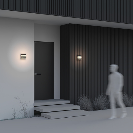 Aplică de exterior Downing Street, Aluminiu Negru, 10W, MAYTONI O020WL-L10B3K [2]