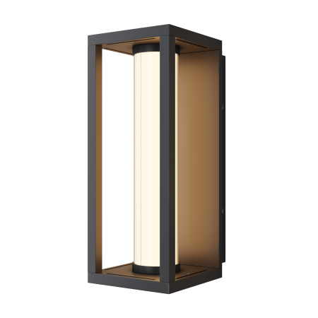 Corpuri iluminat exterior - Aplică de exterior Expo, Aluminiu Negru, 12W, MAYTONI O480WL-L12B3K