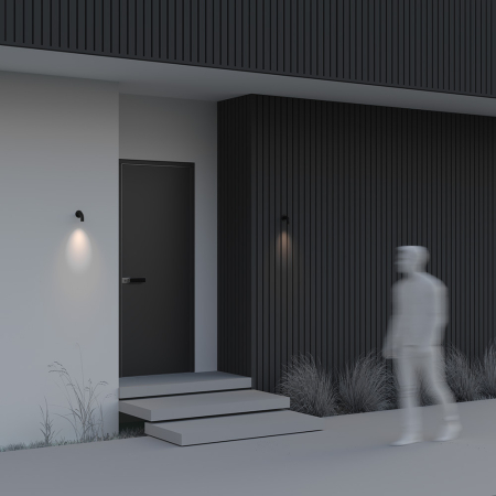 Aplică de exterior Sleek, Oțel inoxidabil Grafit, 2W, MAYTONI O477WL-L2GF3K [2]