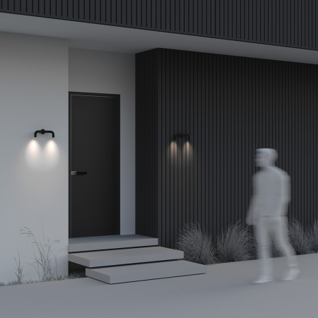 Aplică de exterior Sleek, Oțel inoxidabil Grafit, 4W, MAYTONI O477WL-L4GF3K [2]