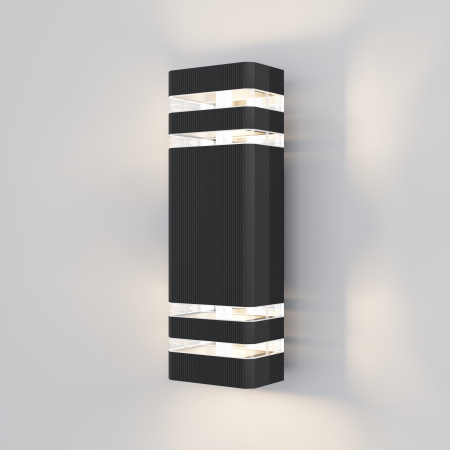 Aplică de exterior Unter den Linden, Aluminiu Negru, 60W, MAYTONI O578WL-02B [5]