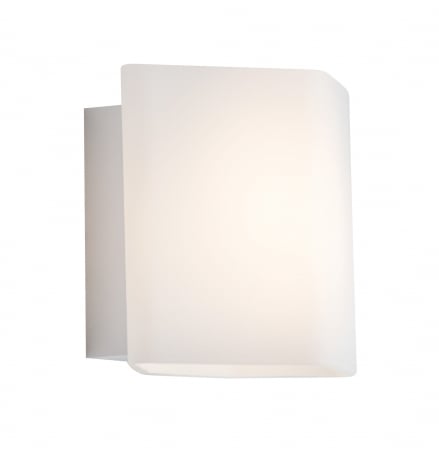 Aplica de perete alba iluminare LED Nazza 17x14x14 cm metal/sticlă, W0161 - Maxlight [4]