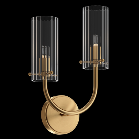 Aplică de perete Arco, Metal Alamă, 40W, MAYTONI MOD223WL-02BS1 [4]