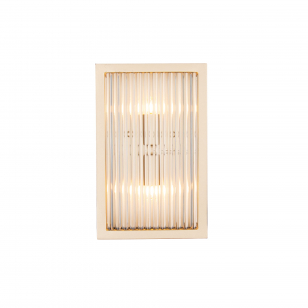 Aplica de perete aurie lux Serena 14x7,5x22 cm metal/sticla, W0294 - Maxlight [1]