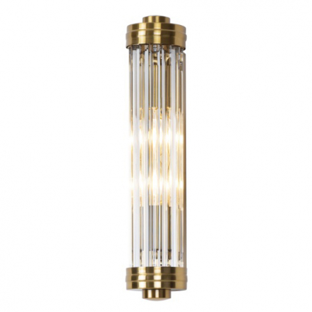 Produse - Aplica de perete aurie Sanji 9x9,5x40 cm metal/sticla, W0240 - Maxlight
