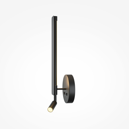 Aplică de perete Combo, Aluminiu Negru, 11W, MAYTONI MOD214WL-L8B3K1 [4]