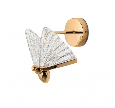 Produse - Aplica de perete cu LED MOOSEE BUTTERFLY S auriu, MSE010100323 - King