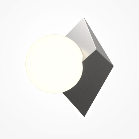 Aplică de perete Cubeo, Metal Platină, 28W, MAYTONI MOD445WL-01PT [2]