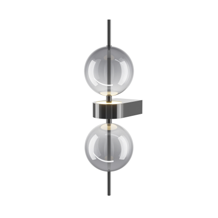 Produse - Aplică de perete DOUBLE MOON, Metal Negru, 8W, MAYTONI MOD478WL-L8B3K