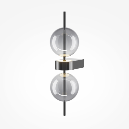 Aplică de perete DOUBLE MOON, Metal Negru, 8W, MAYTONI MOD478WL-L8B3K [7]