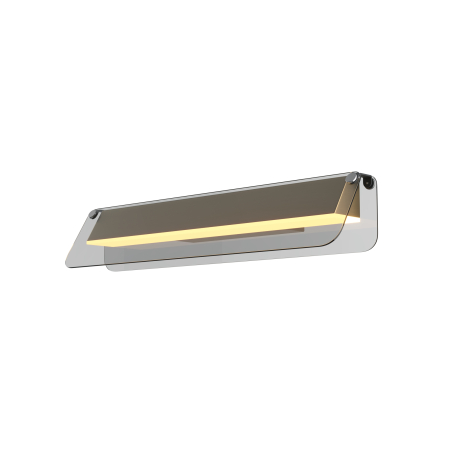 Aplică de perete Flat, Metal Negru și alamă, 10W, MAYTONI MOD296WL-L10BS3K [0]