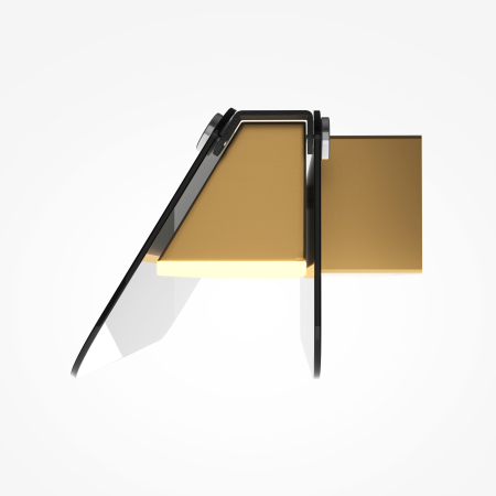 Aplică de perete Flat, Metal Negru și alamă, 6W, MAYTONI MOD296WL-L6BS3K [5]