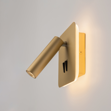 Aplică de perete Ios 176, Aluminiu Auriu mat, 9W, MAYTONI C175-WL-01-6W-MG [6]