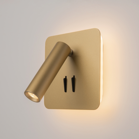 Aplică de perete Ios 176, Aluminiu Auriu mat, 9W, MAYTONI C175-WL-01-6W-MG [3]