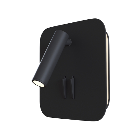 Promotii - Aplică de perete Ios 176, Aluminiu Negru, 9W, MAYTONI C175-WL-01-6W-B