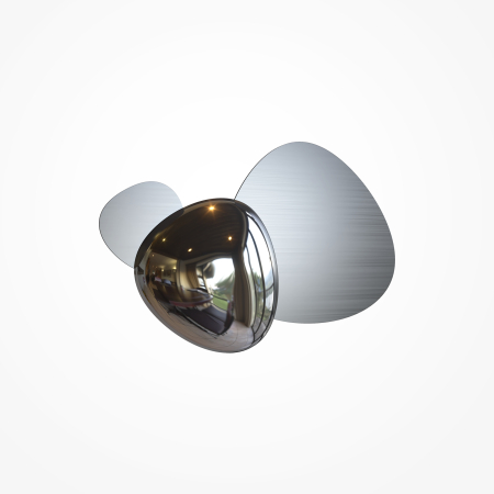 Aplică de perete Jack-stone, Oțel inoxidabil Nichel, 8W, MAYTONI MOD314WL-L8N3K [3]