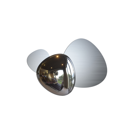Promotii - Aplică de perete Jack-stone, Oțel inoxidabil Nichel, 8W, MAYTONI MOD314WL-L8N3K