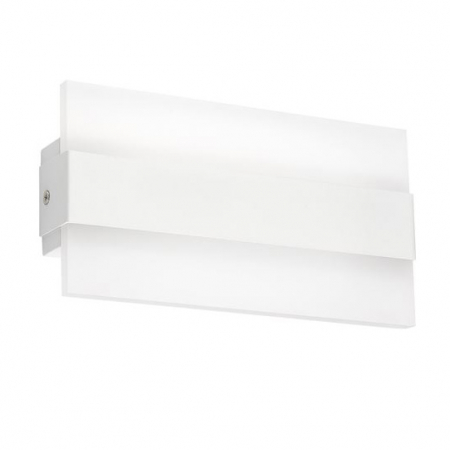 Aplice LED - Aplica de perete LED dreptunghiulara alba Liana, 22,5x12 cm, 6161201 - Novaluce