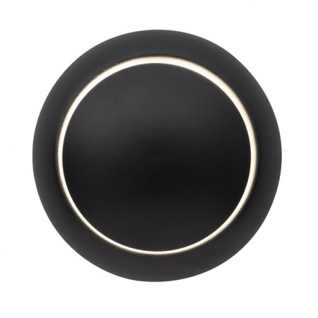 Aplica de perete LED rotunda neagra/alba Tendra, ajustabila, din metal, Ø 14 cm, 910162 - Novaluce [0]