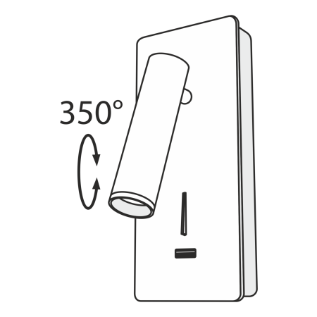 Aplică de perete Mirax, Metal Negru, 3W, MAYTONI C041WL-L3B3K [6]