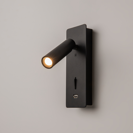 Aplică de perete Mirax, Metal Negru, 3W, MAYTONI C041WL-L3B3K [3]