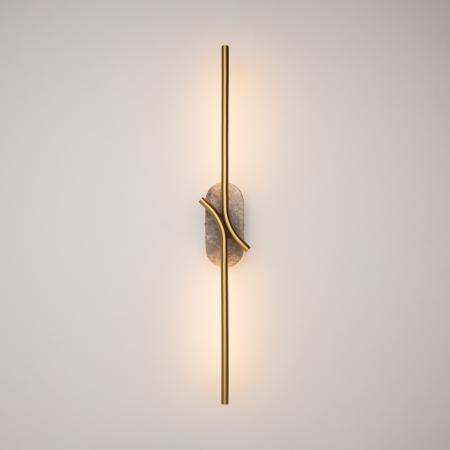 Aplică de perete RENAISSANCE, Metal și marmură Alamă, 7W, MAYTONI MOD256WL-L5BS3K2 [4]