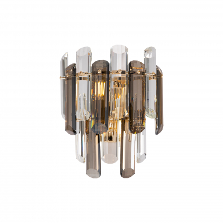 Aplica Flare DIA200WL-02G, 2xE14, aurie+transparenta, IP20, Maytoni [2]
