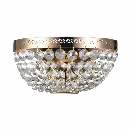 Aplica Ottilia DIA700-WL-02-G, 2xE14, aurie+transparenta, IP20, Maytoni [2]