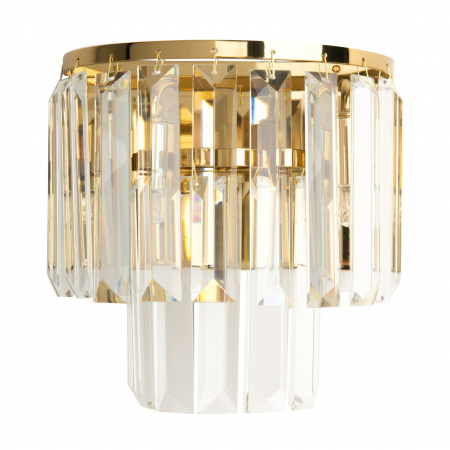 Aplice LED - Aplica eleganta baza aurie Tamse 18x11x19 cm metal/sticla, W0288 - Maxlight