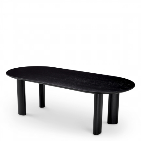 Produse -   Masa de dining Mogador S din furnir negru 116926 EICHHOLTZ