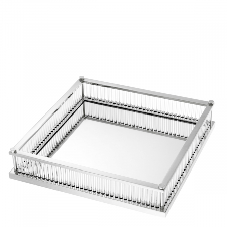  Tavă Cora pătrată finisaj nichel 111643 EICHHOLTZ [1]