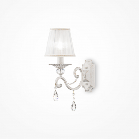 Promotii - Aplica Grace ARM247-01-G, 1xE14, alba+aurie, IP20, Maytoni