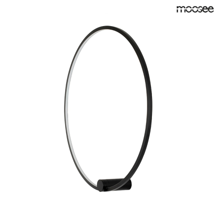Produse - Aplică Hoop 60x17x60 cm, Oțel Negru - Moosee
