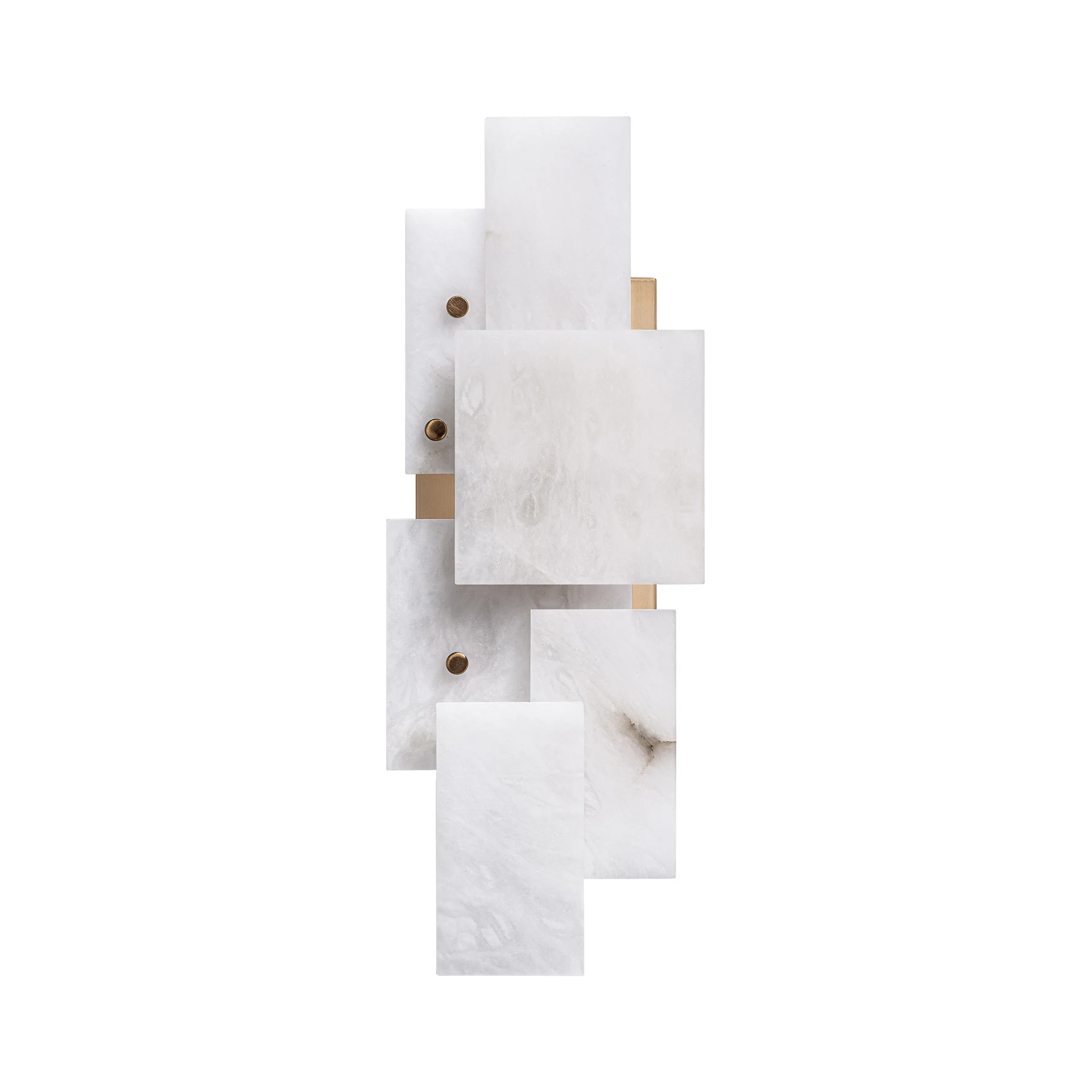 Produse - Aplica LED din Alabastru si Fier, Alb, 42x16x8 cm, Stil Art Deco - VicalHome 36840
