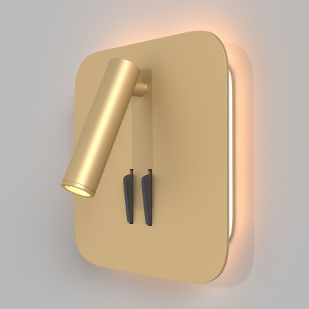 Promotii - Aplica LED Ios C175-WL-01-6W-MG, 9W, 550lm, lumina calda, IP20, aurie mata, Maytoni