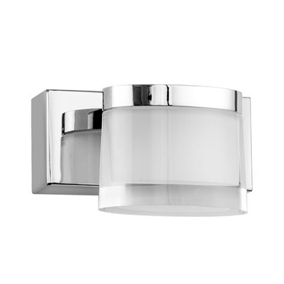 Promotii - Aplica LED perete baie Agusti, 1/2 surse de lumina din acril, baza metal, IP44, 9122311 - Novaluce