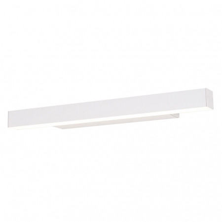 Aplice LED - Aplica liniara alba iluminare LED dimabil Becka 57x10x4,5 cm metal/acril IP44, W0263 - Maxlight