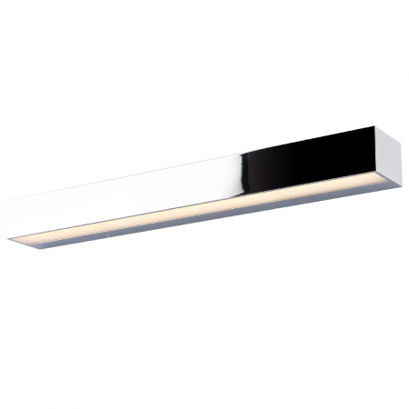 Aplice LED - Aplica liniara crom iluminare LED Ria 56x7,2x5,5 cm din metal, W0226 - Maxlight